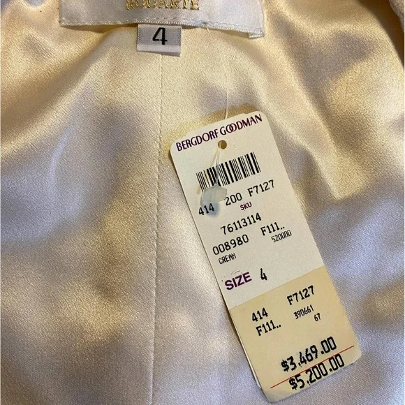 RODARTE Cashmere & Silk Cropped Bolero Jacket Size 4 NWT from Bergdorf Goodman - Picture 3 of 15